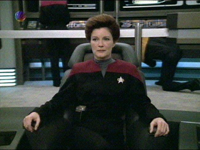 Star Trek Bilder - Voyager - Zeitschiff "Relativity"