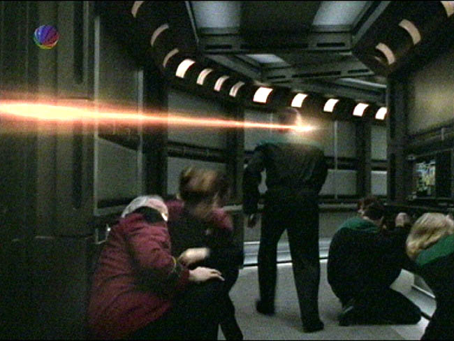 Star Trek Bilder - Voyager - Zeitschiff "Relativity"