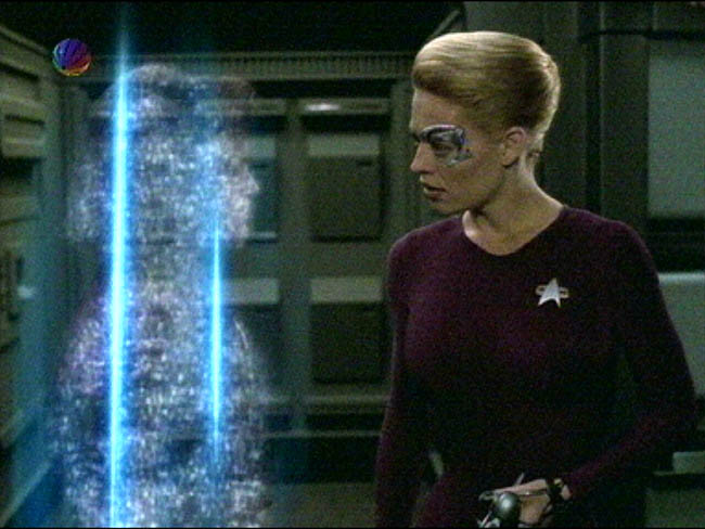 Star Trek Bilder - Voyager - Zeitschiff "Relativity"