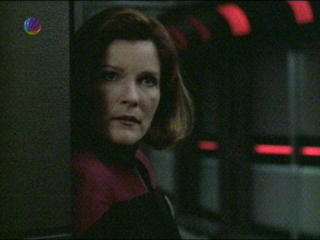 Star Trek Bilder - Voyager - Zeitschiff "Relativity"