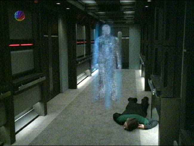 Star Trek Bilder - Voyager - Zeitschiff "Relativity"