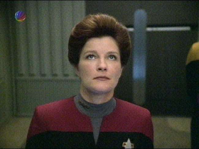 Star Trek Bilder - Voyager - Zeitschiff "Relativity"