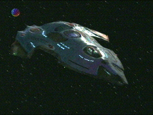 Star Trek Bilder - Voyager - Zeitschiff "Relativity"