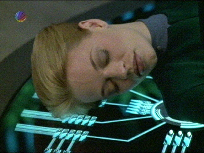 Star Trek Bilder - Voyager - Zeitschiff "Relativity"