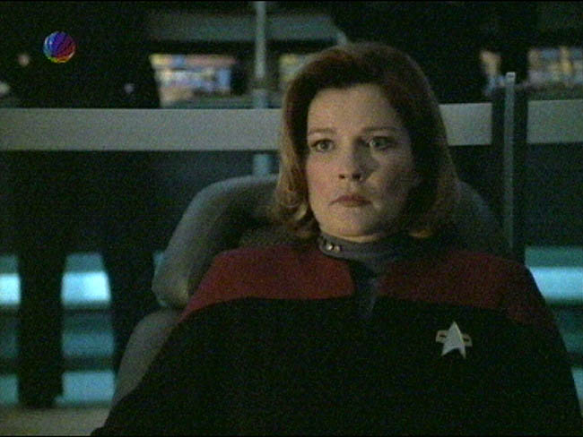 Star Trek Bilder - Voyager - Zeitschiff "Relativity"