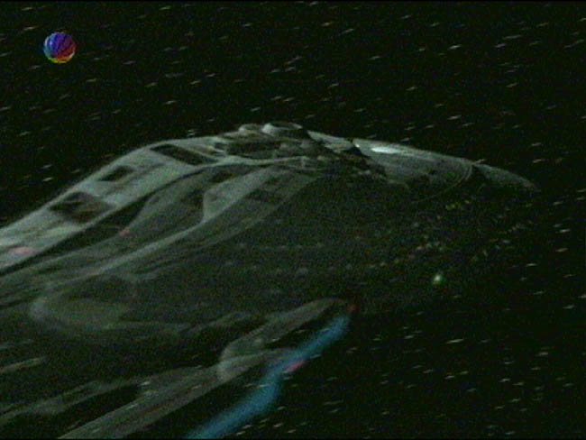 Star Trek Bilder - Voyager - Zeitschiff "Relativity"