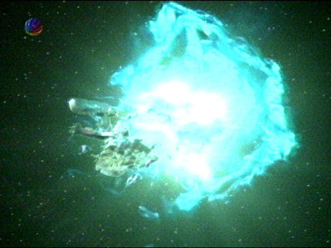 Star Trek Bilder - Voyager - Zeitschiff "Relativity"