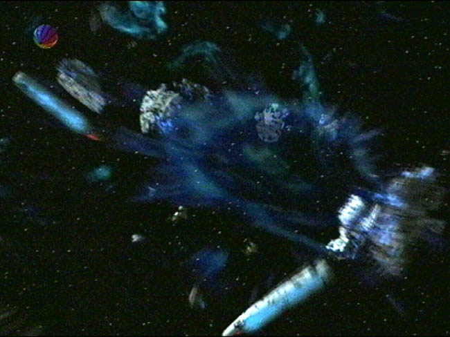 Star Trek Bilder - Voyager - Zeitschiff "Relativity"