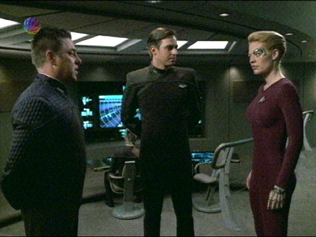 Star Trek Bilder - Voyager - Zeitschiff "Relativity"