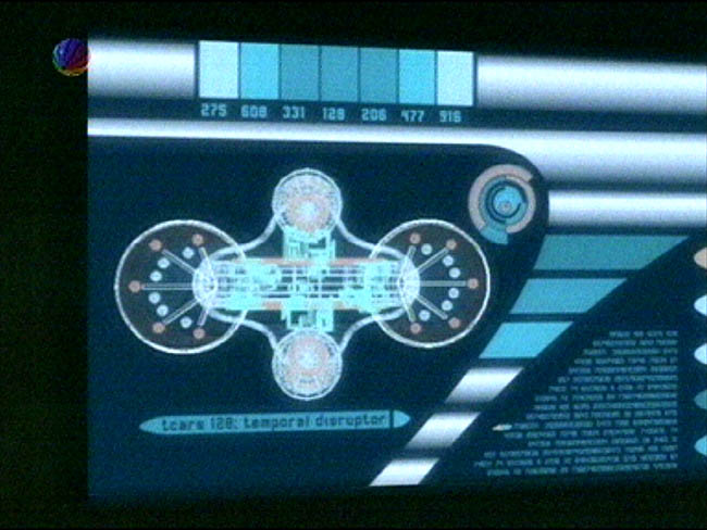 Star Trek Bilder - Voyager - Zeitschiff "Relativity"