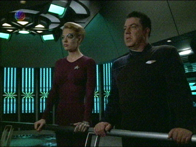 Star Trek Bilder - Voyager - Zeitschiff "Relativity"