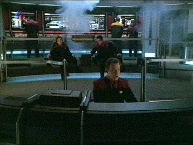 Star Trek Bilder - Voyager - Zeitschiff "Relativity"