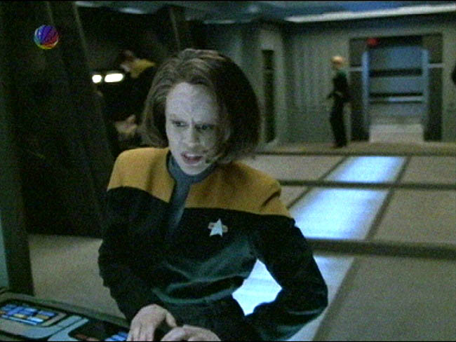 Star Trek Bilder - Voyager - Zeitschiff "Relativity"