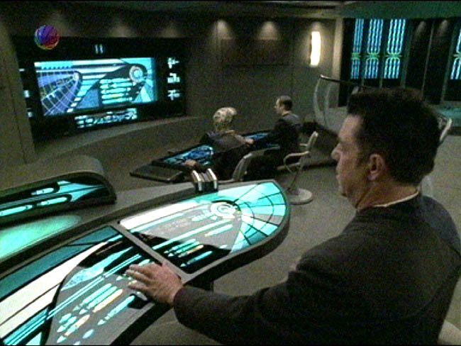 Star Trek Bilder - Voyager - Zeitschiff "Relativity"