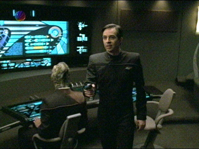 Star Trek Bilder - Voyager - Zeitschiff "Relativity"